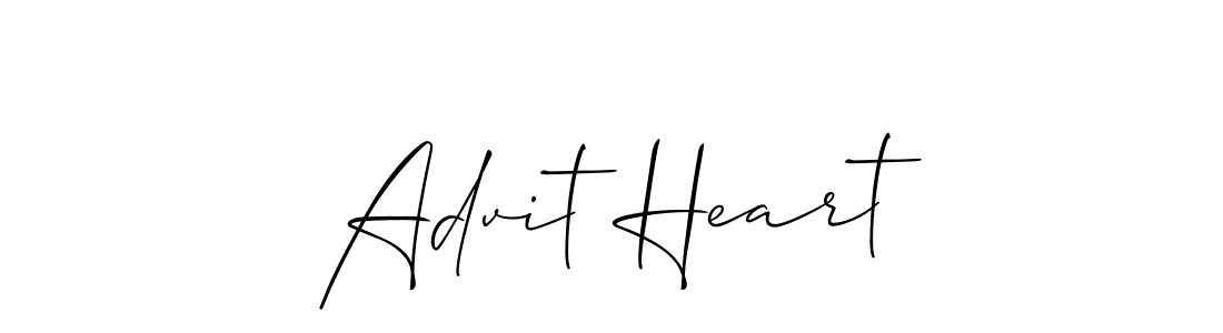 You can use this online signature creator to create a handwritten signature for the name Advit Heart. This is the best online autograph maker. Advit Heart signature style 2 images and pictures png