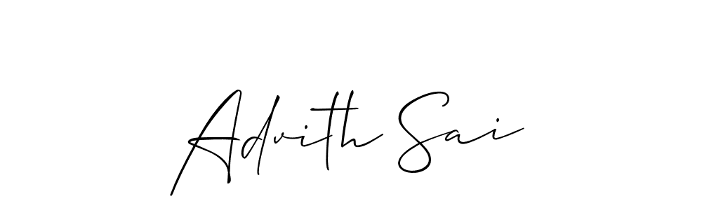 Best and Professional Signature Style for Advith Sai. Allison_Script Best Signature Style Collection. Advith Sai signature style 2 images and pictures png