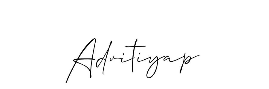 Create a beautiful signature design for name Advitiyap. With this signature (Allison_Script) fonts, you can make a handwritten signature for free. Advitiyap signature style 2 images and pictures png