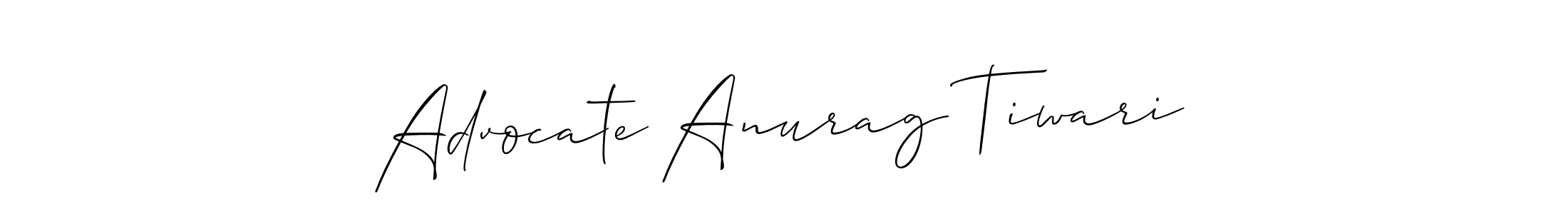 Also we have Advocate Anurag Tiwari name is the best signature style. Create professional handwritten signature collection using Allison_Script autograph style. Advocate Anurag Tiwari signature style 2 images and pictures png