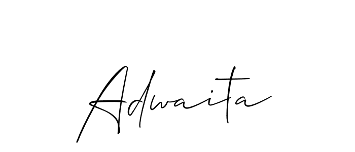 Adwaita stylish signature style. Best Handwritten Sign (Allison_Script) for my name. Handwritten Signature Collection Ideas for my name Adwaita. Adwaita signature style 2 images and pictures png