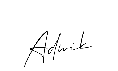 Make a beautiful signature design for name Adwik. Use this online signature maker to create a handwritten signature for free. Adwik signature style 2 images and pictures png
