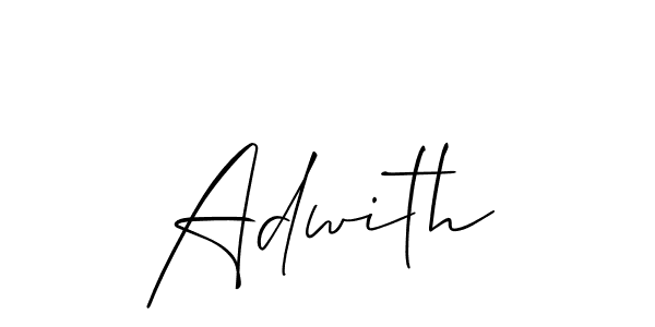 The best way (Allison_Script) to make a short signature is to pick only two or three words in your name. The name Adwith include a total of six letters. For converting this name. Adwith signature style 2 images and pictures png