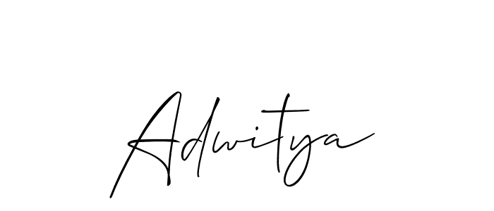 Adwitya stylish signature style. Best Handwritten Sign (Allison_Script) for my name. Handwritten Signature Collection Ideas for my name Adwitya. Adwitya signature style 2 images and pictures png