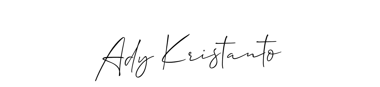 Also You can easily find your signature by using the search form. We will create Ady Kristanto name handwritten signature images for you free of cost using Allison_Script sign style. Ady Kristanto signature style 2 images and pictures png