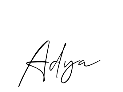 Also we have Adya name is the best signature style. Create professional handwritten signature collection using Allison_Script autograph style. Adya signature style 2 images and pictures png