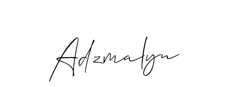 Here are the top 10 professional signature styles for the name Adzmalyn. These are the best autograph styles you can use for your name. Adzmalyn signature style 2 images and pictures png