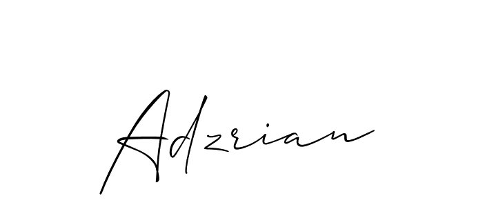 It looks lik you need a new signature style for name Adzrian. Design unique handwritten (Allison_Script) signature with our free signature maker in just a few clicks. Adzrian signature style 2 images and pictures png