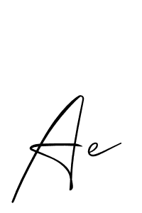 You should practise on your own different ways (Allison_Script) to write your name (Ae) in signature. don't let someone else do it for you. Ae signature style 2 images and pictures png