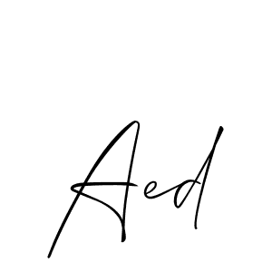 Best and Professional Signature Style for Aed. Allison_Script Best Signature Style Collection. Aed signature style 2 images and pictures png