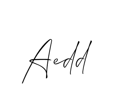 Best and Professional Signature Style for Aedd. Allison_Script Best Signature Style Collection. Aedd signature style 2 images and pictures png