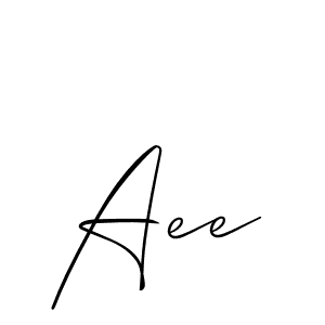 How to Draw Aee signature style? Allison_Script is a latest design signature styles for name Aee. Aee signature style 2 images and pictures png