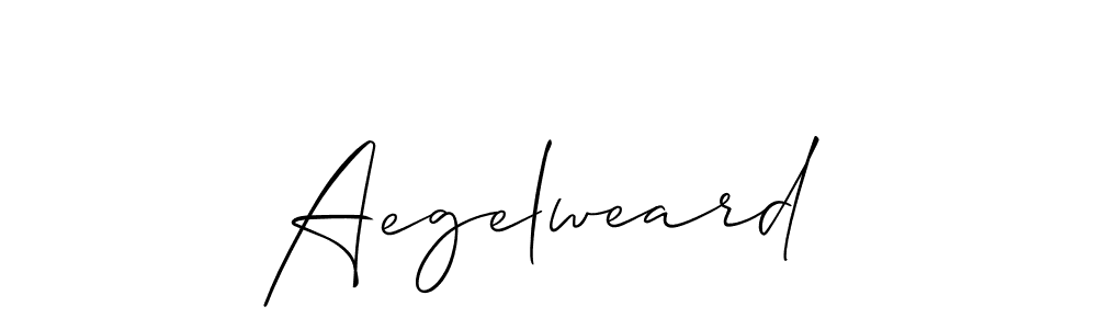 Make a beautiful signature design for name Aegelweard. Use this online signature maker to create a handwritten signature for free. Aegelweard signature style 2 images and pictures png