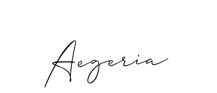 Allison_Script is a professional signature style that is perfect for those who want to add a touch of class to their signature. It is also a great choice for those who want to make their signature more unique. Get Aegeria name to fancy signature for free. Aegeria signature style 2 images and pictures png