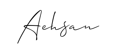 An effortless, minimalist signature concept for Aehsan using Allison_Script design. Clean lines that look great on any document. Aehsan signature style 2 images and pictures png