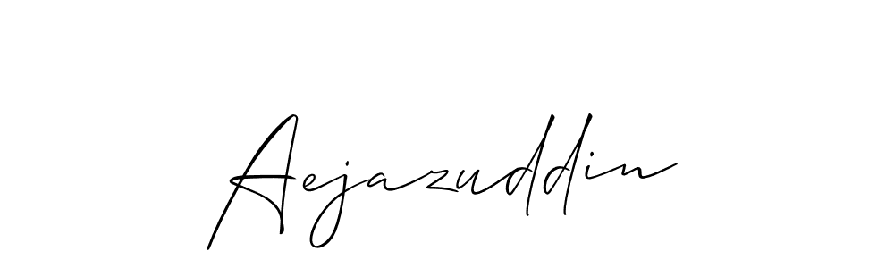 How to Draw Aejazuddin signature style? Allison_Script is a latest design signature styles for name Aejazuddin. Aejazuddin signature style 2 images and pictures png