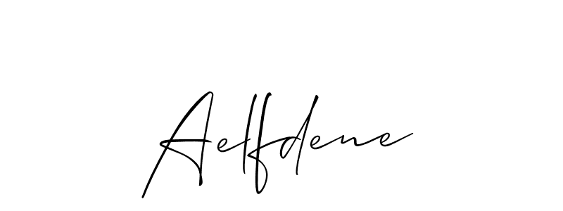 Make a beautiful signature design for name Aelfdene. Use this online signature maker to create a handwritten signature for free. Aelfdene signature style 2 images and pictures png