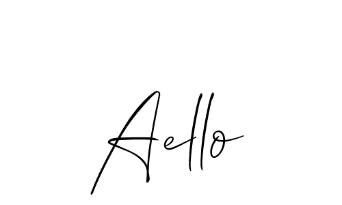 It looks lik you need a new signature style for name Aello. Design unique handwritten (Allison_Script) signature with our free signature maker in just a few clicks. Aello signature style 2 images and pictures png