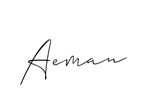 Once you've used our free online signature maker to create your best signature Allison_Script style, it's time to enjoy all of the benefits that Aeman name signing documents. Aeman signature style 2 images and pictures png