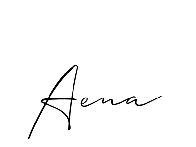 How to Draw Aena signature style? Allison_Script is a latest design signature styles for name Aena. Aena signature style 2 images and pictures png