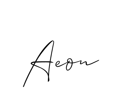 if you are searching for the best signature style for your name Aeon. so please give up your signature search. here we have designed multiple signature styles  using Allison_Script. Aeon signature style 2 images and pictures png