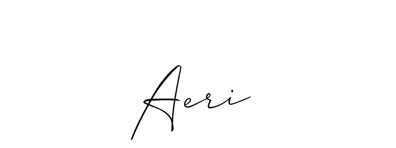 Best and Professional Signature Style for Aeri ⭐. Allison_Script Best Signature Style Collection. Aeri ⭐ signature style 2 images and pictures png
