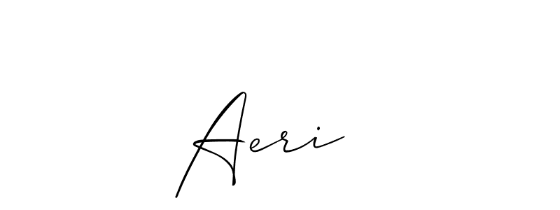 This is the best signature style for the Aeri ⭐ name. Also you like these signature font (Allison_Script). Mix name signature. Aeri ⭐ signature style 2 images and pictures png