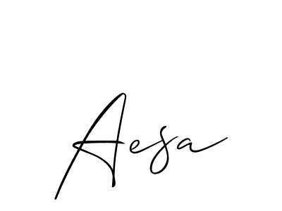 Also You can easily find your signature by using the search form. We will create Aesa name handwritten signature images for you free of cost using Allison_Script sign style. Aesa signature style 2 images and pictures png