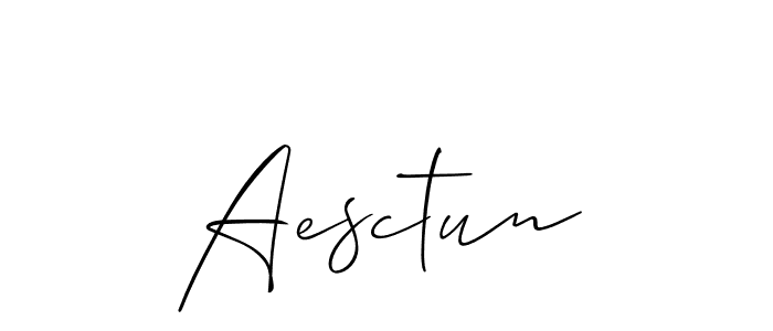 How to make Aesctun name signature. Use Allison_Script style for creating short signs online. This is the latest handwritten sign. Aesctun signature style 2 images and pictures png