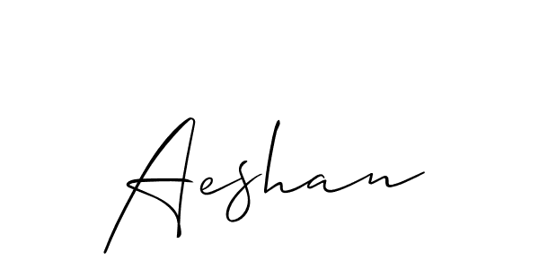 Make a beautiful signature design for name Aeshan. Use this online signature maker to create a handwritten signature for free. Aeshan signature style 2 images and pictures png