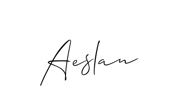 How to make Aeslan name signature. Use Allison_Script style for creating short signs online. This is the latest handwritten sign. Aeslan signature style 2 images and pictures png