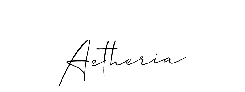 Make a short Aetheria signature style. Manage your documents anywhere anytime using Allison_Script. Create and add eSignatures, submit forms, share and send files easily. Aetheria signature style 2 images and pictures png