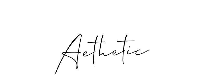 if you are searching for the best signature style for your name Aethetic. so please give up your signature search. here we have designed multiple signature styles  using Allison_Script. Aethetic signature style 2 images and pictures png
