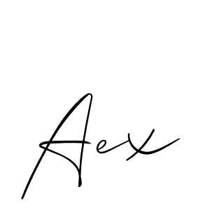 Make a beautiful signature design for name Aex. Use this online signature maker to create a handwritten signature for free. Aex signature style 2 images and pictures png