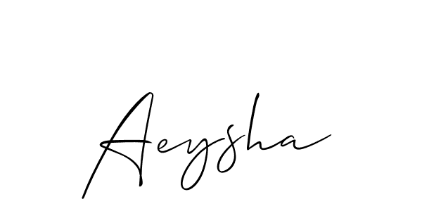 Make a short Aeysha signature style. Manage your documents anywhere anytime using Allison_Script. Create and add eSignatures, submit forms, share and send files easily. Aeysha signature style 2 images and pictures png