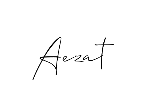 Once you've used our free online signature maker to create your best signature Allison_Script style, it's time to enjoy all of the benefits that Aezat name signing documents. Aezat signature style 2 images and pictures png