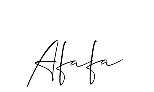 Best and Professional Signature Style for Afafa. Allison_Script Best Signature Style Collection. Afafa signature style 2 images and pictures png