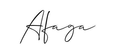 Afaga stylish signature style. Best Handwritten Sign (Allison_Script) for my name. Handwritten Signature Collection Ideas for my name Afaga. Afaga signature style 2 images and pictures png
