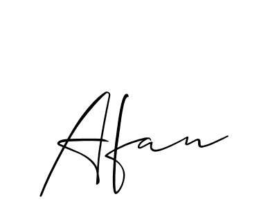 Make a beautiful signature design for name Afan. Use this online signature maker to create a handwritten signature for free. Afan signature style 2 images and pictures png