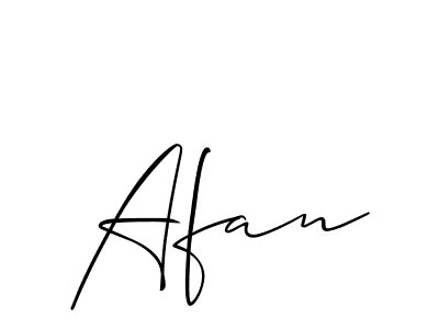 Make a beautiful signature design for name Afan. Use this online signature maker to create a handwritten signature for free. Afan signature style 2 images and pictures png