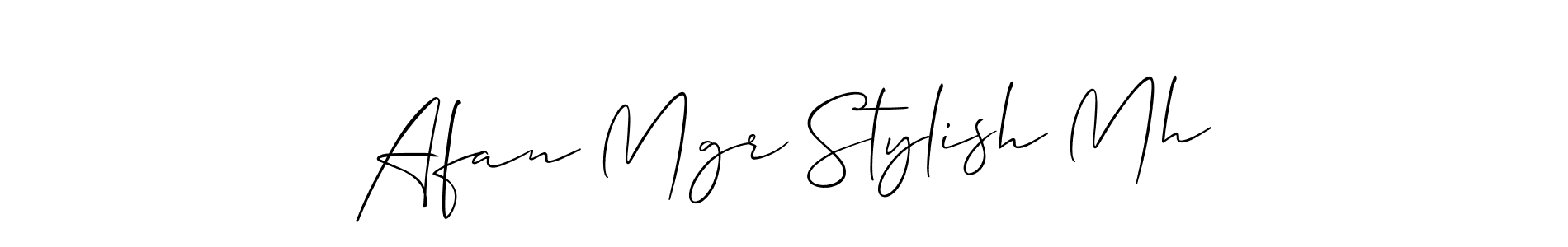 You can use this online signature creator to create a handwritten signature for the name Afan Mgr Stylish Mh. This is the best online autograph maker. Afan Mgr Stylish Mh signature style 2 images and pictures png