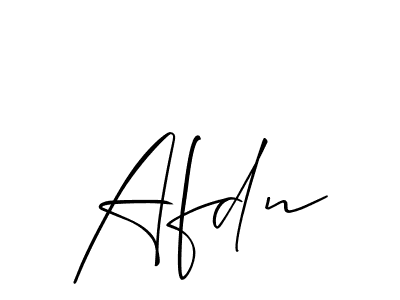 Also we have Afdn name is the best signature style. Create professional handwritten signature collection using Allison_Script autograph style. Afdn signature style 2 images and pictures png