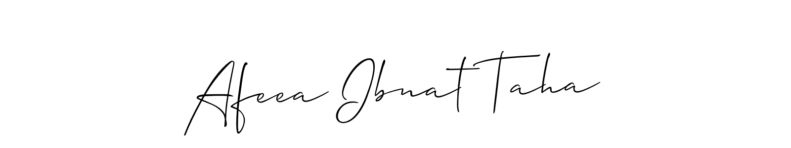 You should practise on your own different ways (Allison_Script) to write your name (Afeea Ibnat Taha) in signature. don't let someone else do it for you. Afeea Ibnat Taha signature style 2 images and pictures png