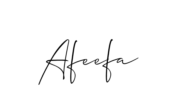 Similarly Allison_Script is the best handwritten signature design. Signature creator online .You can use it as an online autograph creator for name Afeefa. Afeefa signature style 2 images and pictures png