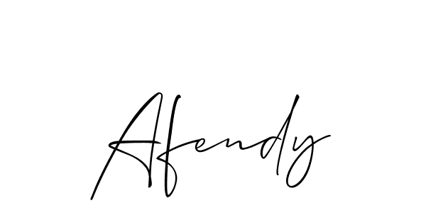 You should practise on your own different ways (Allison_Script) to write your name (Afendy) in signature. don't let someone else do it for you. Afendy signature style 2 images and pictures png