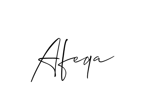 Afeqa stylish signature style. Best Handwritten Sign (Allison_Script) for my name. Handwritten Signature Collection Ideas for my name Afeqa. Afeqa signature style 2 images and pictures png