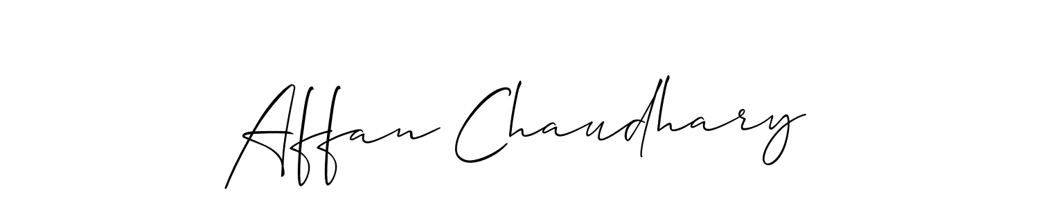 Similarly Allison_Script is the best handwritten signature design. Signature creator online .You can use it as an online autograph creator for name Affan Chaudhary. Affan Chaudhary signature style 2 images and pictures png