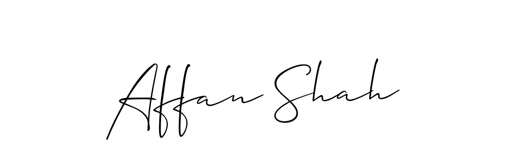 Best and Professional Signature Style for Affan Shah. Allison_Script Best Signature Style Collection. Affan Shah signature style 2 images and pictures png