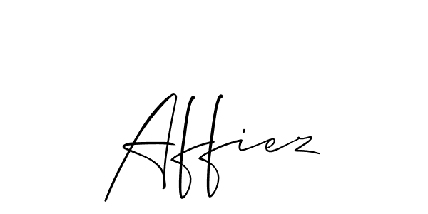 Check out images of Autograph of Affiez name. Actor Affiez Signature Style. Allison_Script is a professional sign style online. Affiez signature style 2 images and pictures png