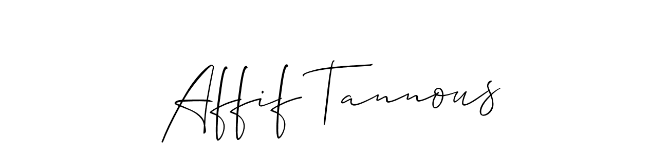 Once you've used our free online signature maker to create your best signature Allison_Script style, it's time to enjoy all of the benefits that Affif Tannous name signing documents. Affif Tannous signature style 2 images and pictures png